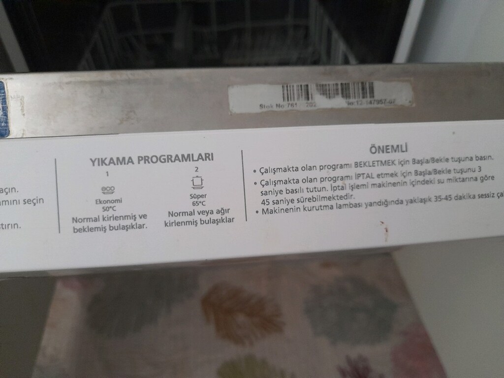 beko marka bulaşık makinesi - 8
