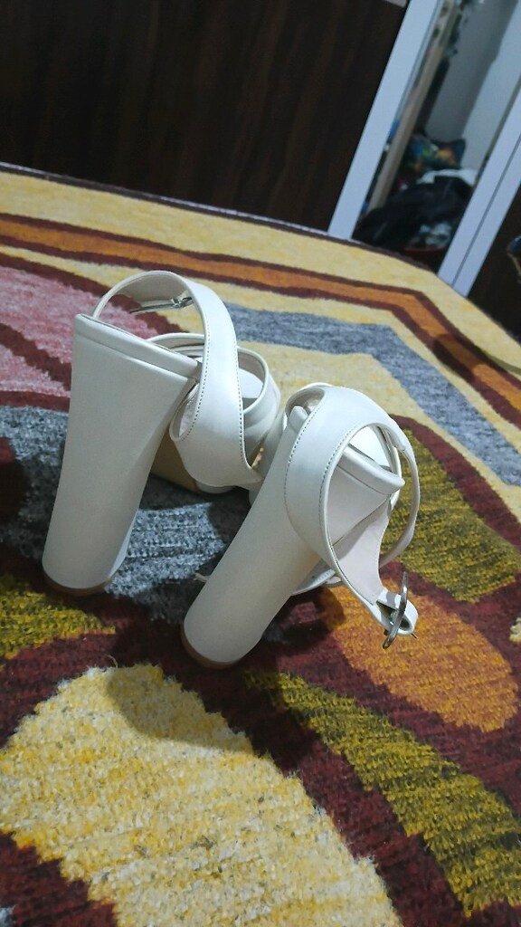 saten gelinlik abiye ayakkabı - 2