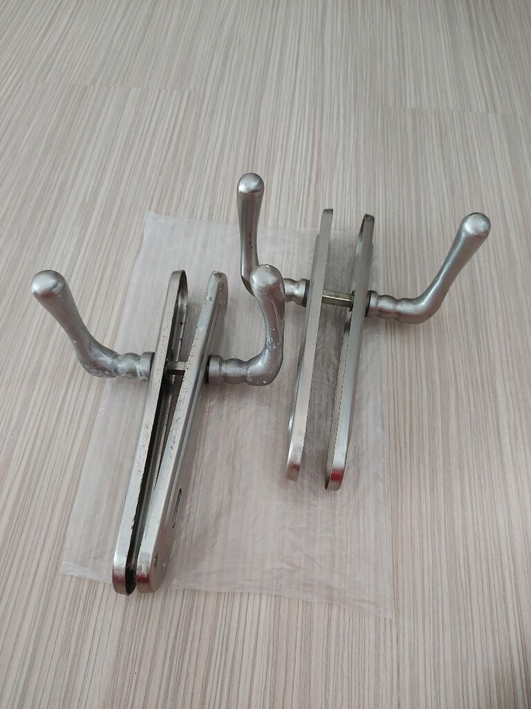 1 Takım Gümüş Kapı Kolu Takımı - 3