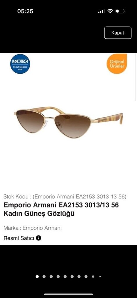 emporio armani kadın gözlük - 2