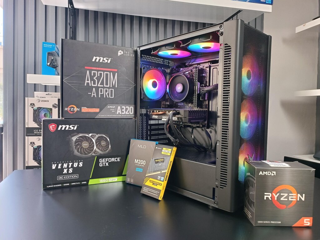 GTX1660 SUPER E.K/RYZEN 5 3600 İŞLEMCİ/16GB RAM/512 SSD