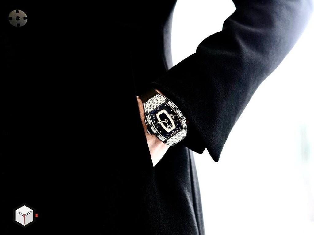 İTHAL/SIFIR/UNİSEX/Richard Mille,Komple Pırlanta Gövde,Titanyum Kasa - 12