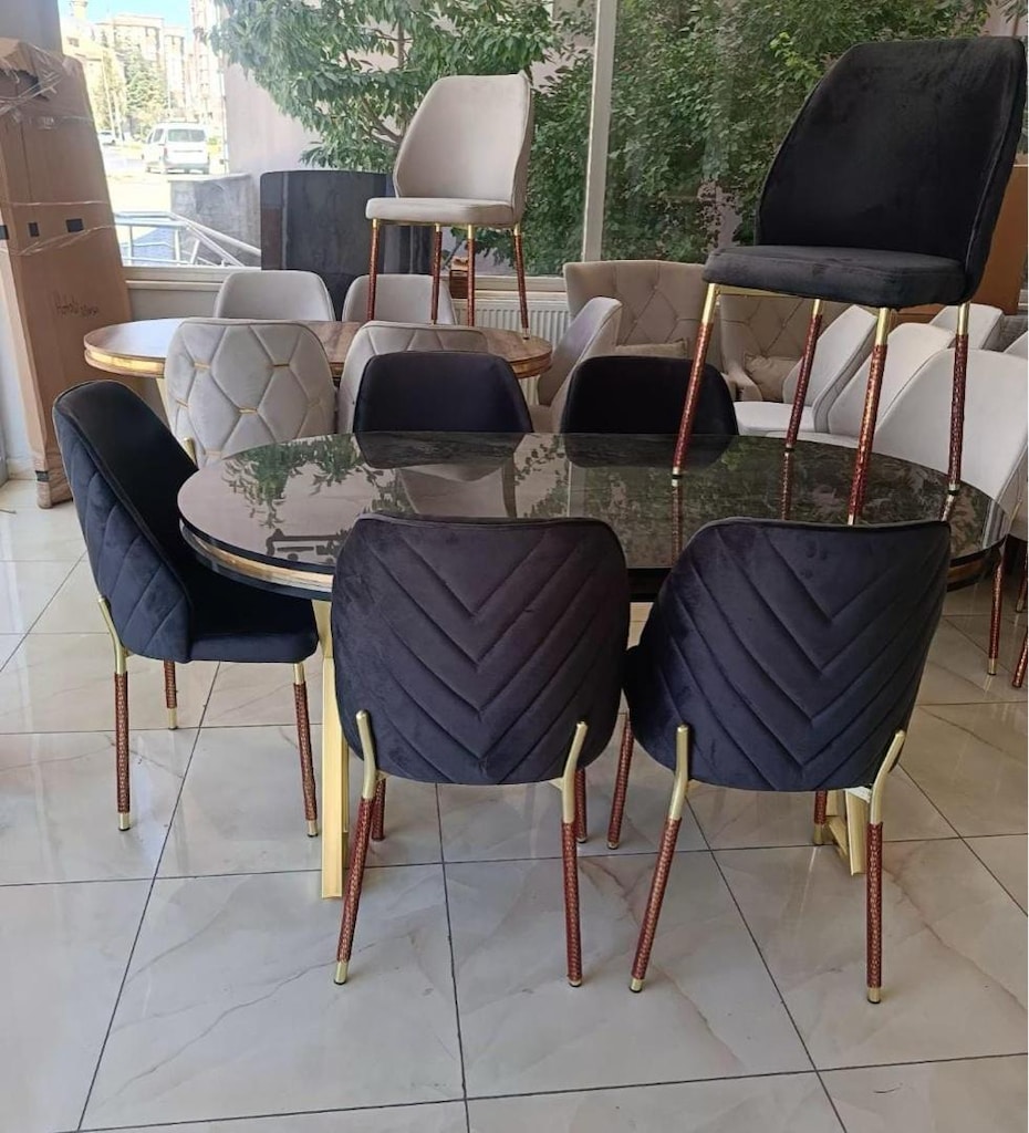 yemek masasi ve 6 sandalye ıle birliktw - 4