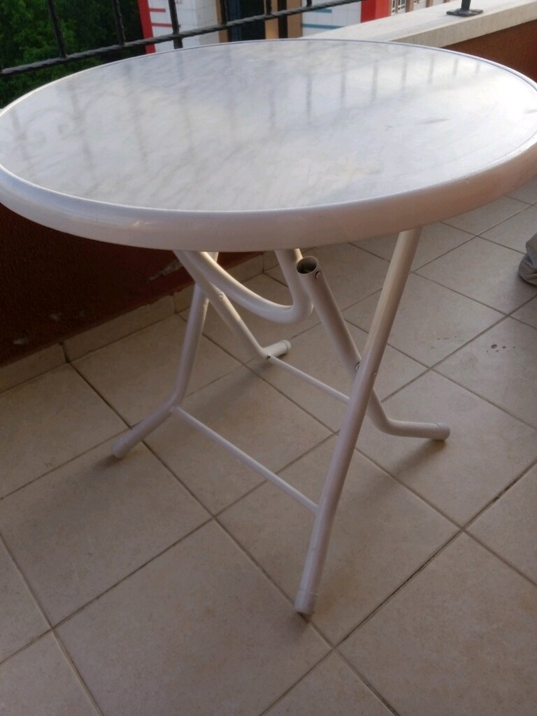 ÜZERİ MERMER DESENLİ KATLANIR MASA KALİTELİ - 4