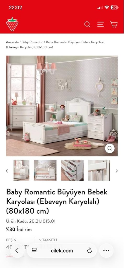 Çilek buyuyen karyola - 3