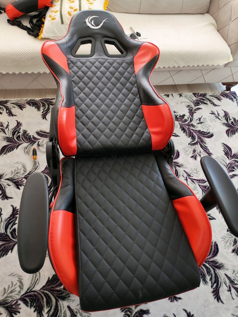 Rampage KL-R61 Styles Serisi Oyuncu Koltuğu Kırmızı - 4