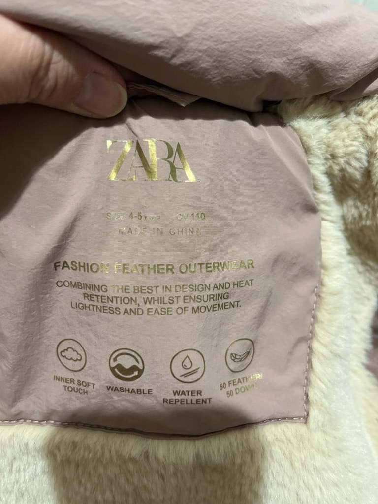 Zara pudra içi kürklü şişme mont - 6