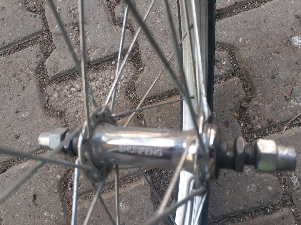 Bmx bisiklet alüminyum ön canti iç dış lastikli 20 numara - 10