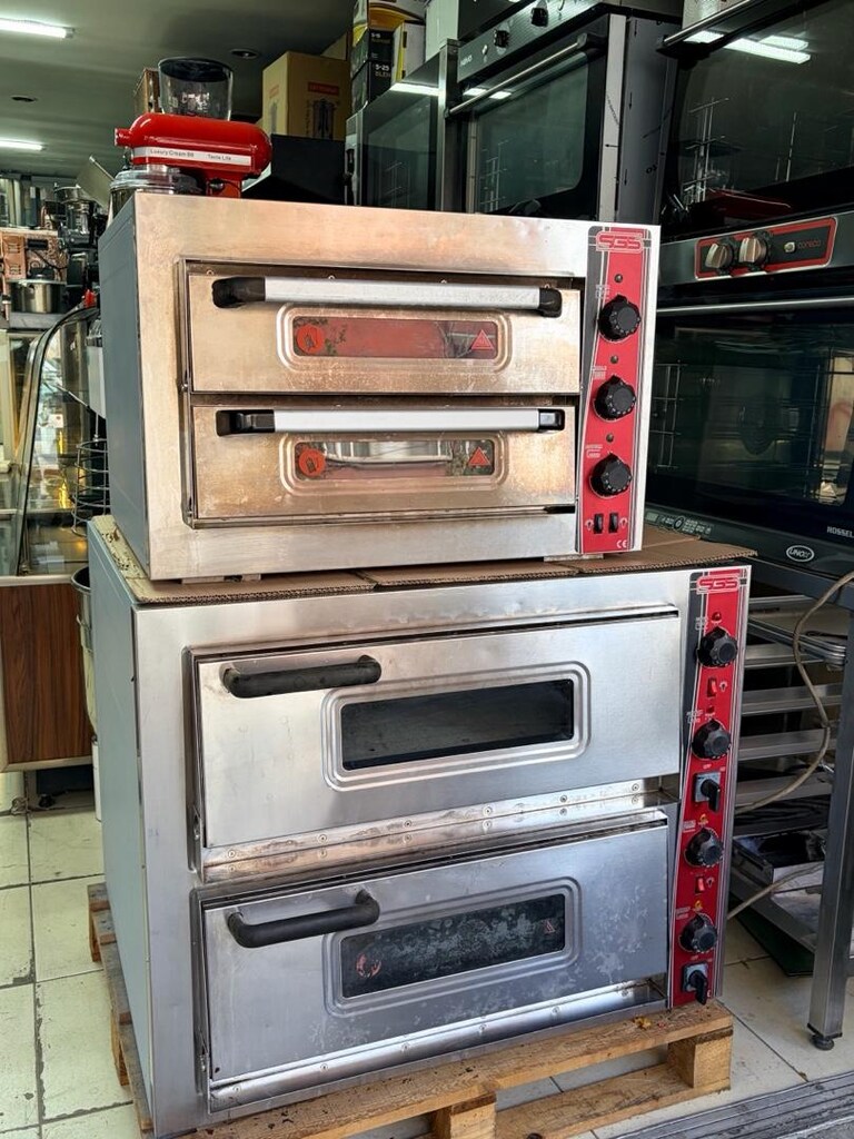 SGS 50x50 Çift Katlı Pizza Fırını / Elektrikli Pide Lahmacun Pizza - 6