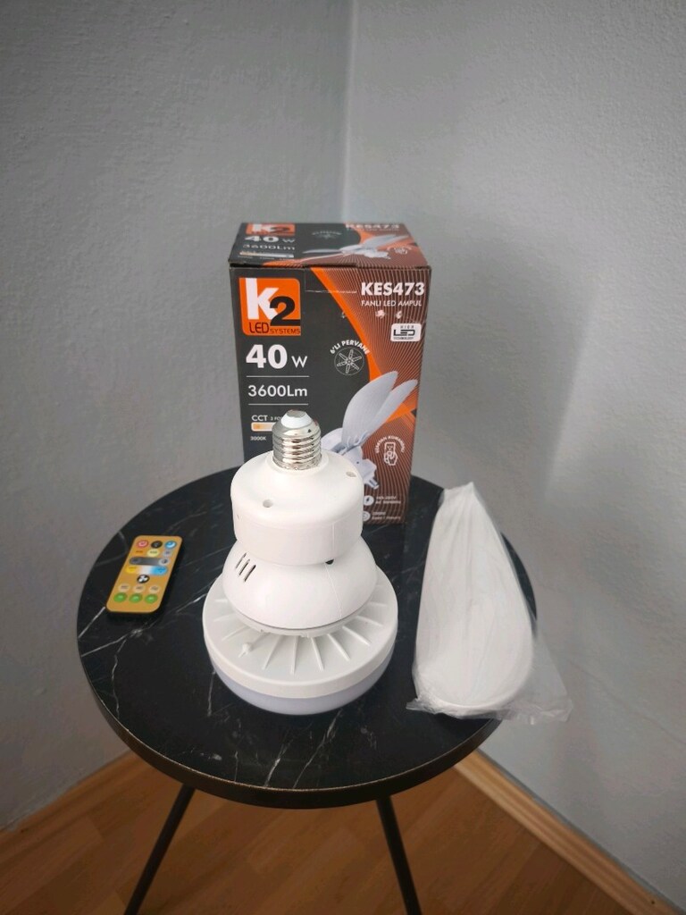 50cm çap Kumandalı Led Vantilatör - 3