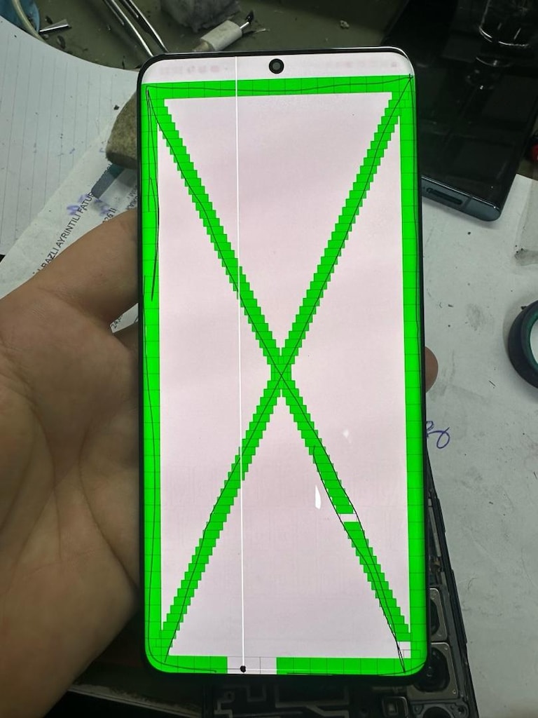 Samsung s20 ultra orijinal lekeli çizgili ekran - 5