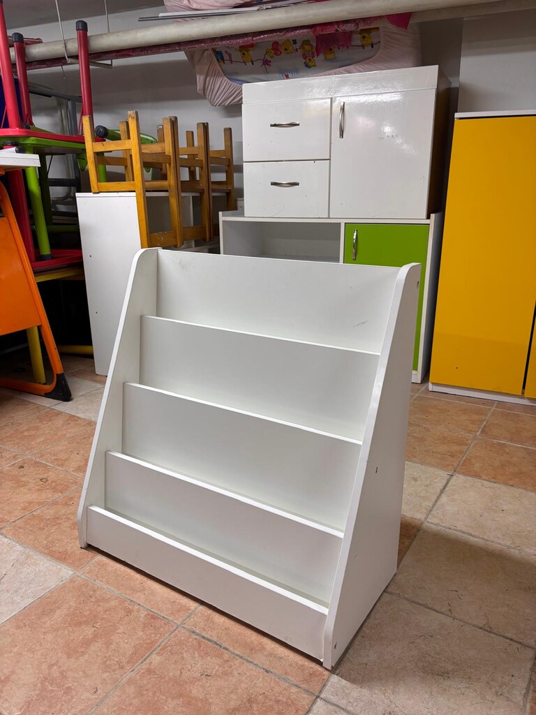 KLAS OFİS ÜSKÜDAR 4 RAFLI BEYAZ KİTAPLIK 75x75x200 CM - 3