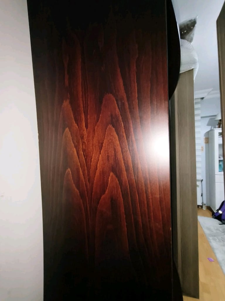MDF Büyük Kitaplık | 190×114 cm | Raflı + Çekmeceli - 5
