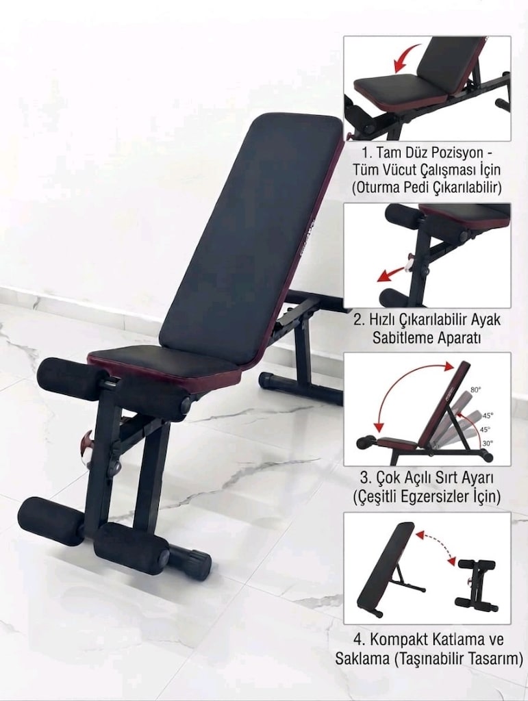 Corength Ayarlanabilir BECH Fitness Sehpası – ADRESE TESLİM - 4
