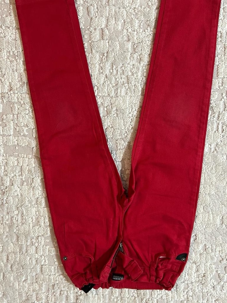 erkek çocuk kırmızı kot pantolon - 3