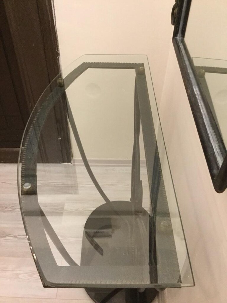 Mermer Tabanlı Ferforje Dresuar Ayna - 13