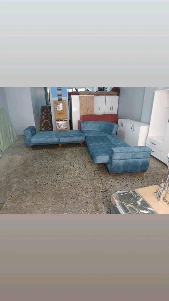 sıfır döşeme L koltuk köşe takımı 3.30x3.30 ölçü - 5