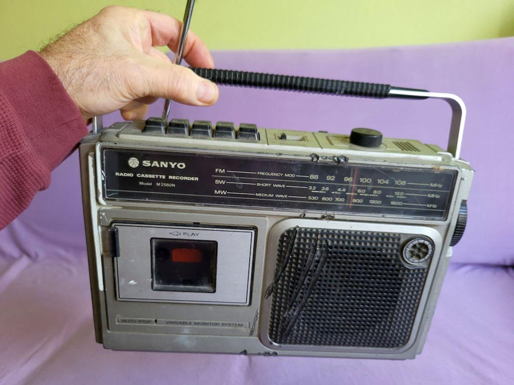 Japon yapımı Sanyo Radyo kasetçalar - 9