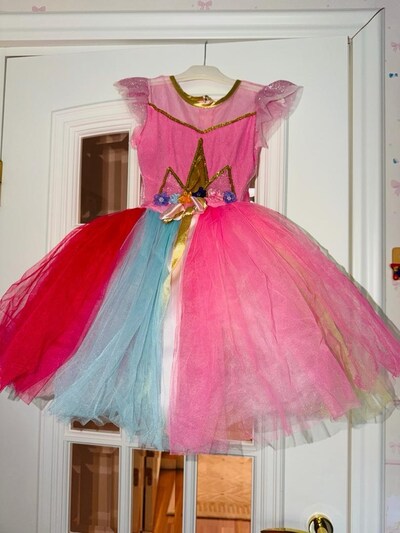 prenses model inicorn elbise