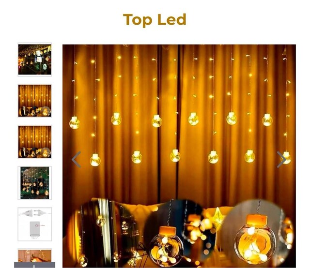 top led ışık dekor