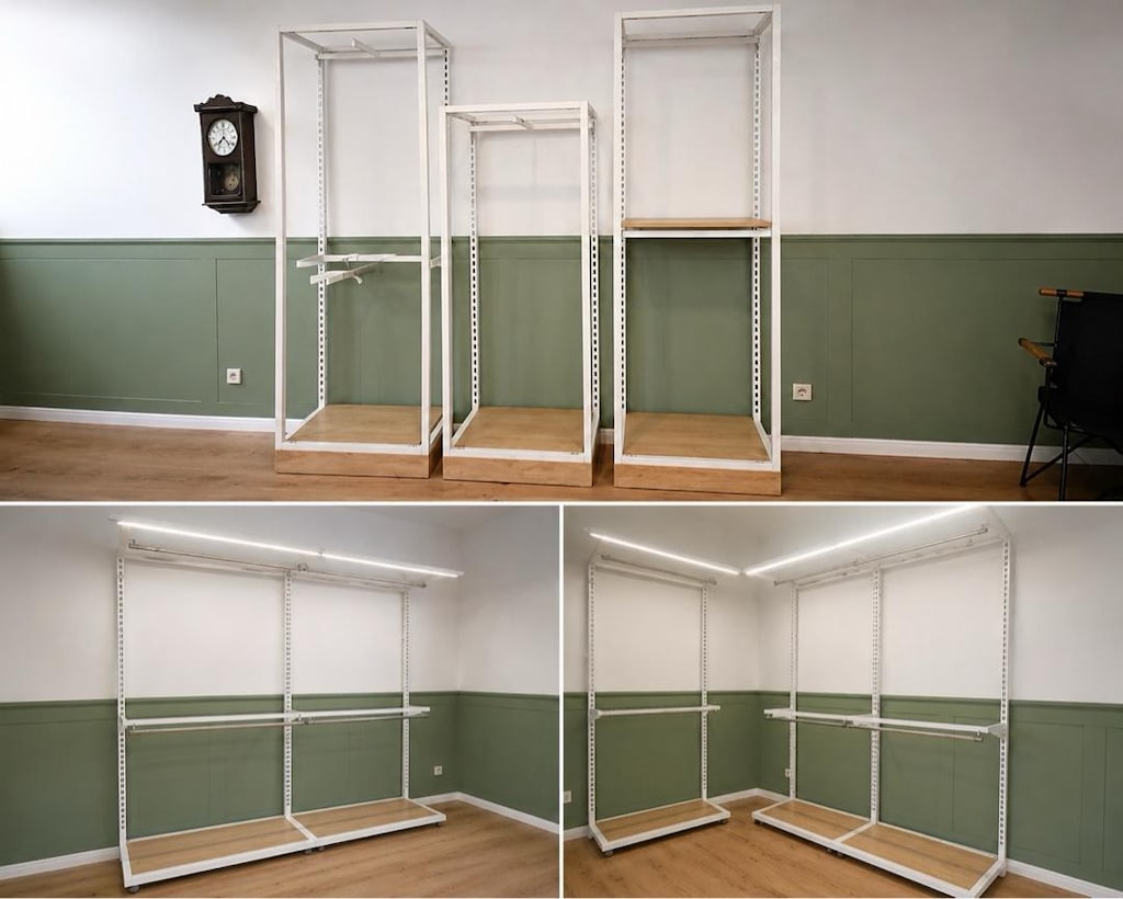 Butik Mağaza Raf Sistemleri - Demonte Edilebilir - Temiz Kullanılmış - 4