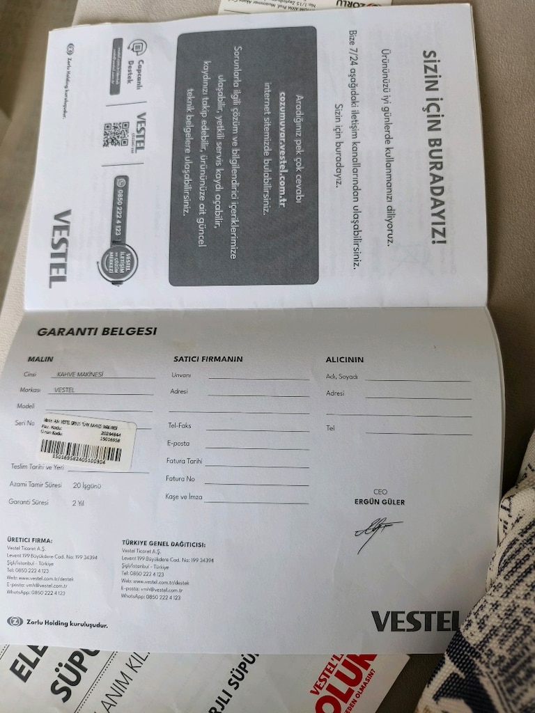 Vestel Sade Közde Türk Kahvesi Makinesi - Sıfır Ayarında - 5