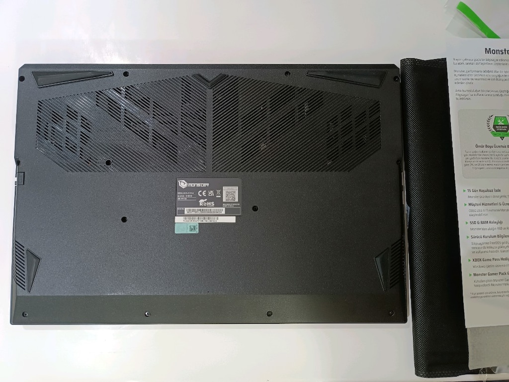 1 aylık MONSTER ABRA 17.3/144HZ/ CORE 7 ULTRA 250H 16 GB /1 TB - 13
