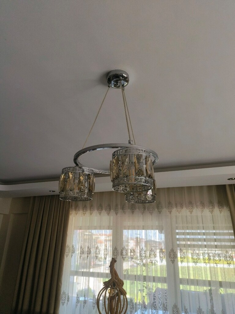 Bauhaus Lucea Armila 3'lü krom metal cam sarkıt - 3