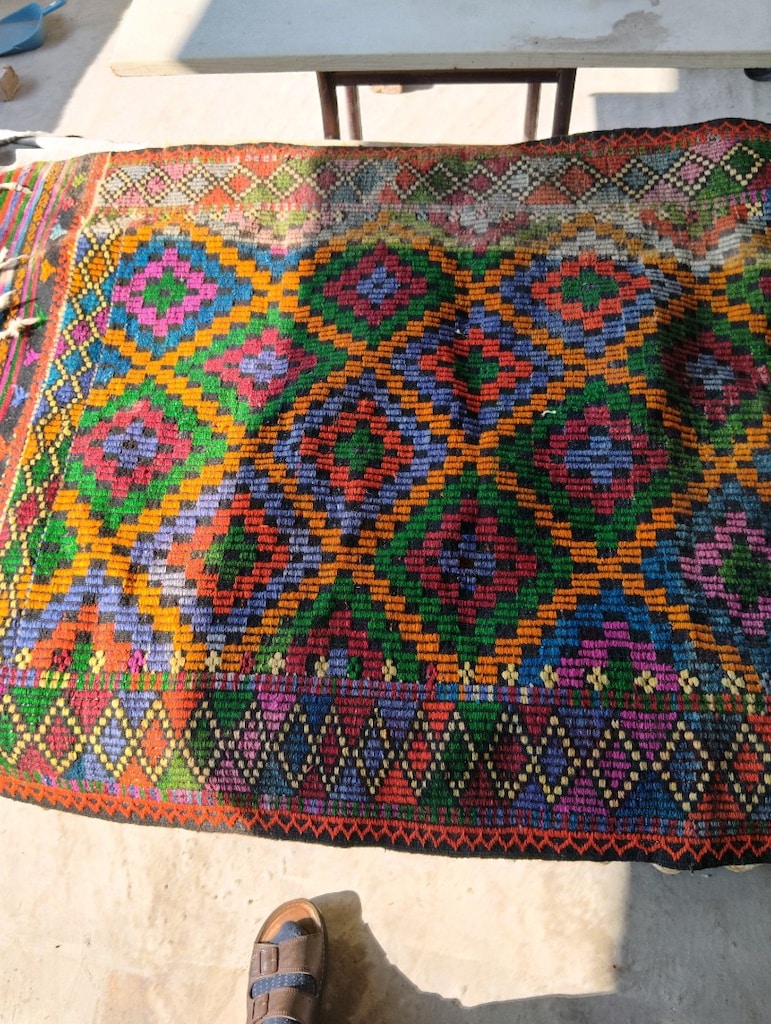 Renkli Desenli Kilim - 2
