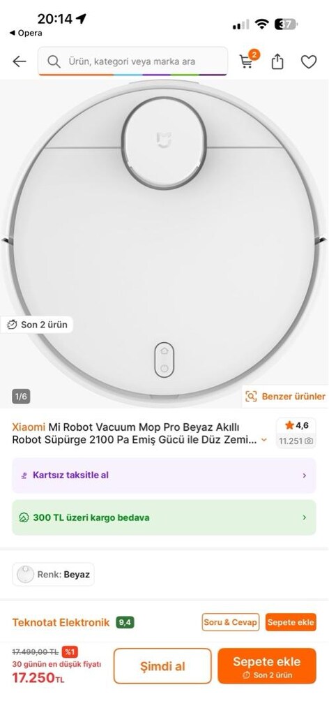 mi vaccum mop pro - 2