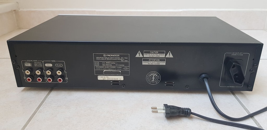 PIONEER SG-750 EKOLAYZER. AMBALAJ TEMİZLİKTE. EMSALSİZ. KUSURSUZ. - 7