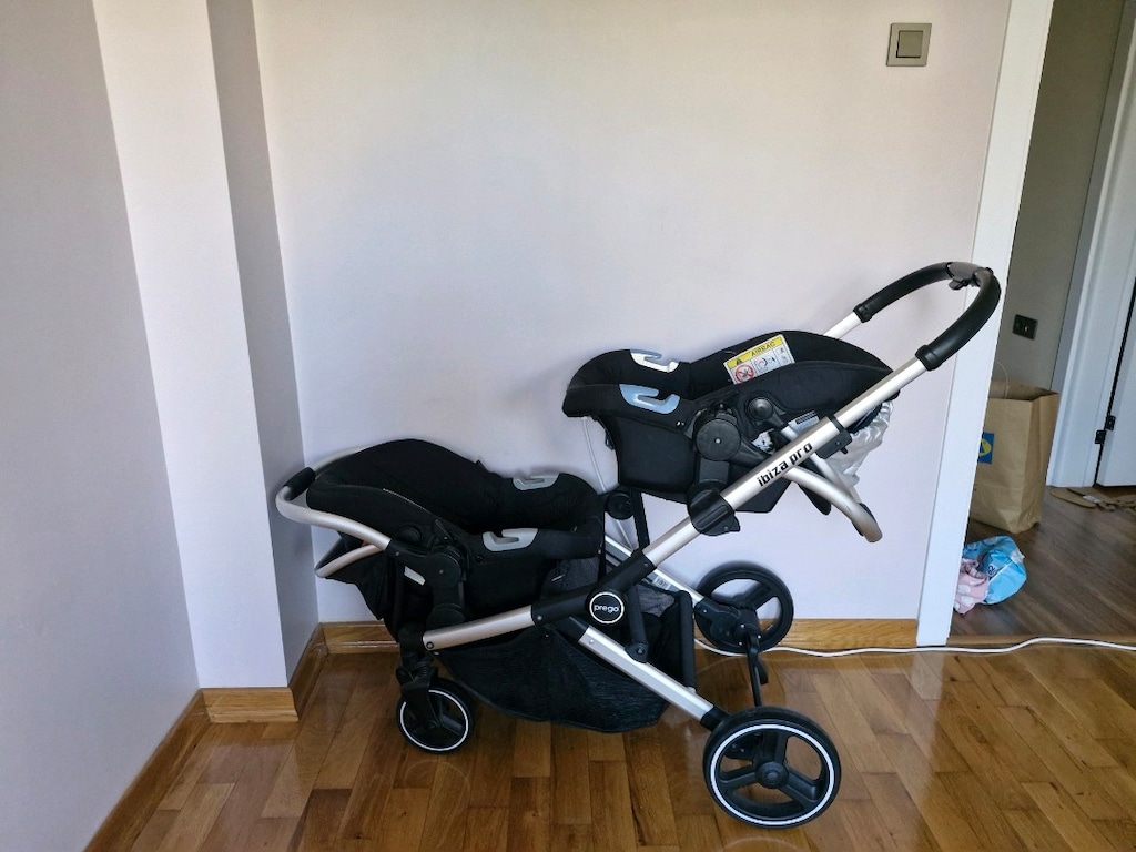 ikiz bebek arabası - 2