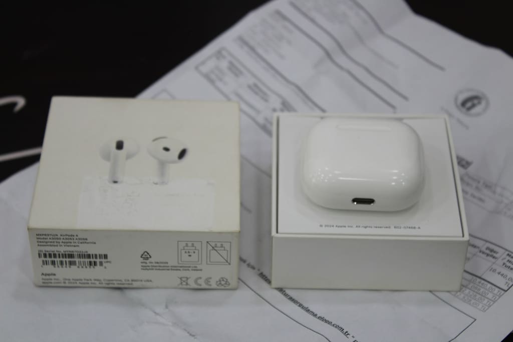 APPLE AİRPODS (4.NESİL) 12 AY APPLE GARANTİLİ NOKTA HATASIZ - 2