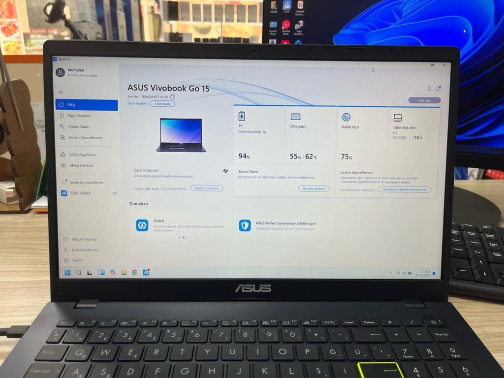 ASUS VİVOBOOK E510KA EV VE OFİS İÇİN NOTEBOOK KUTU FATURA GARANTİ - 4