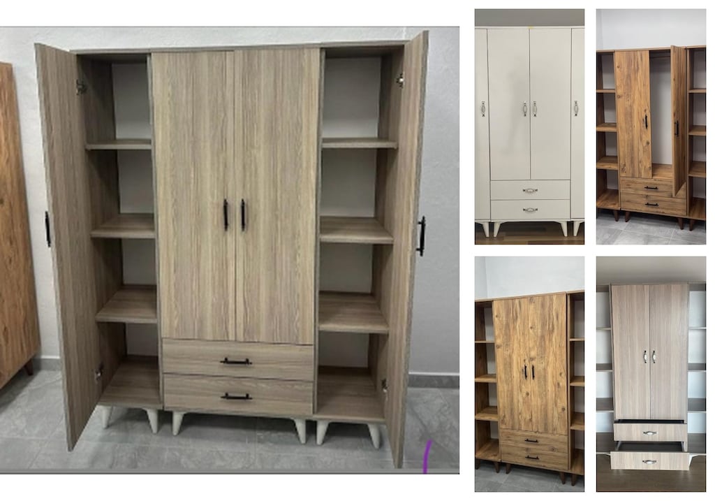 4 kapaklı elbise dolabı igqignxqro - 5