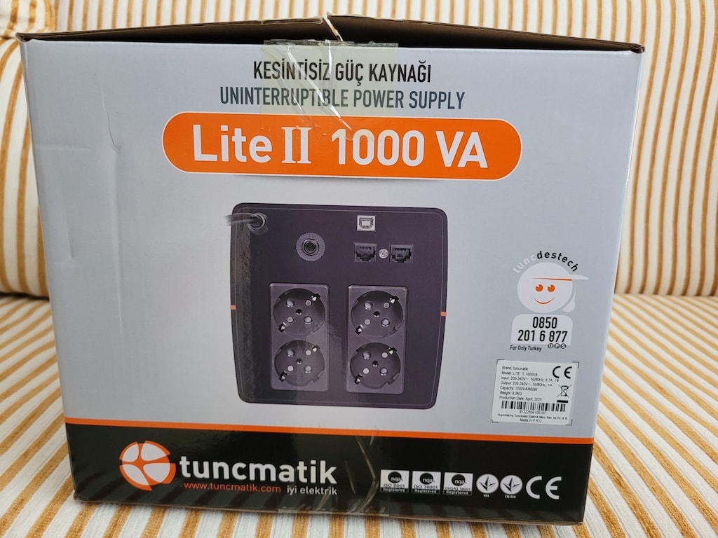 Tunçmatik Lite II 1.000 VA Kesintisiz Güç Kaynağı - 2