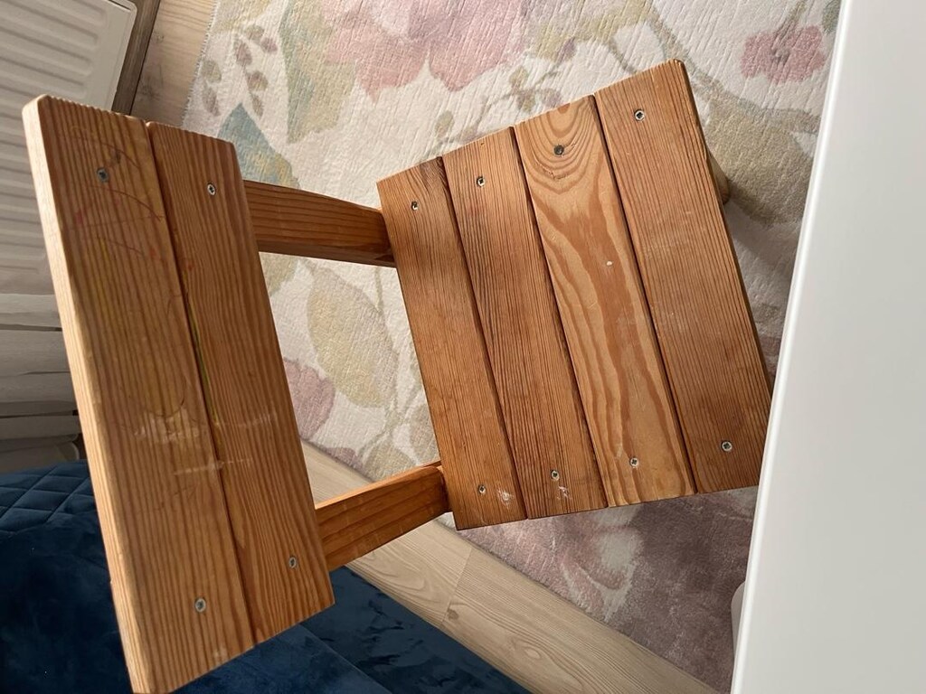 ikea çocuk mammut masa + ahşap sandalye - 3