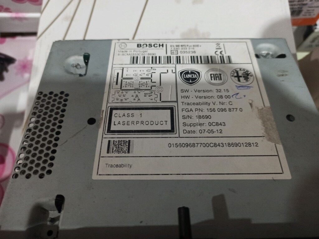 orjinal Fiat çerçevesinde oto teyp sorunsuz çalışır durumda - 6