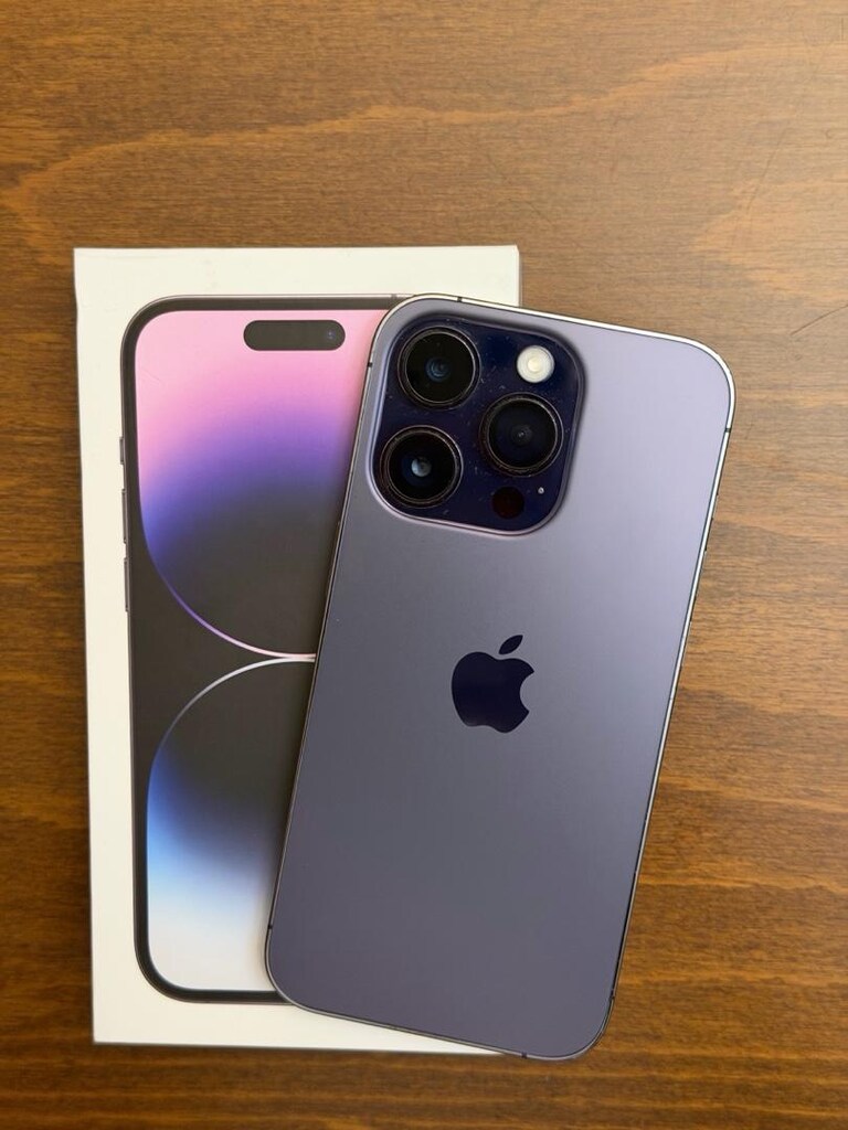 iPhone 14 PRO 128 GB Kutulu Temiz Pil:84 - 2
