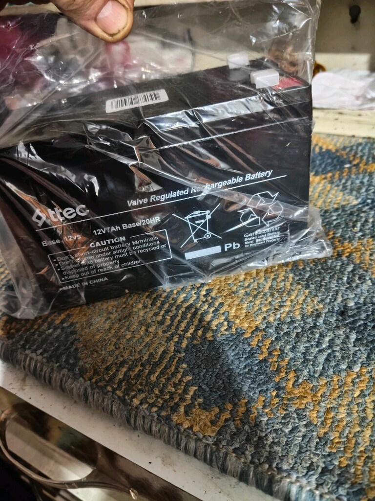 12 volt 7 amper sıfır skülü arsba- UPS v.s LED ışık için akü - 2