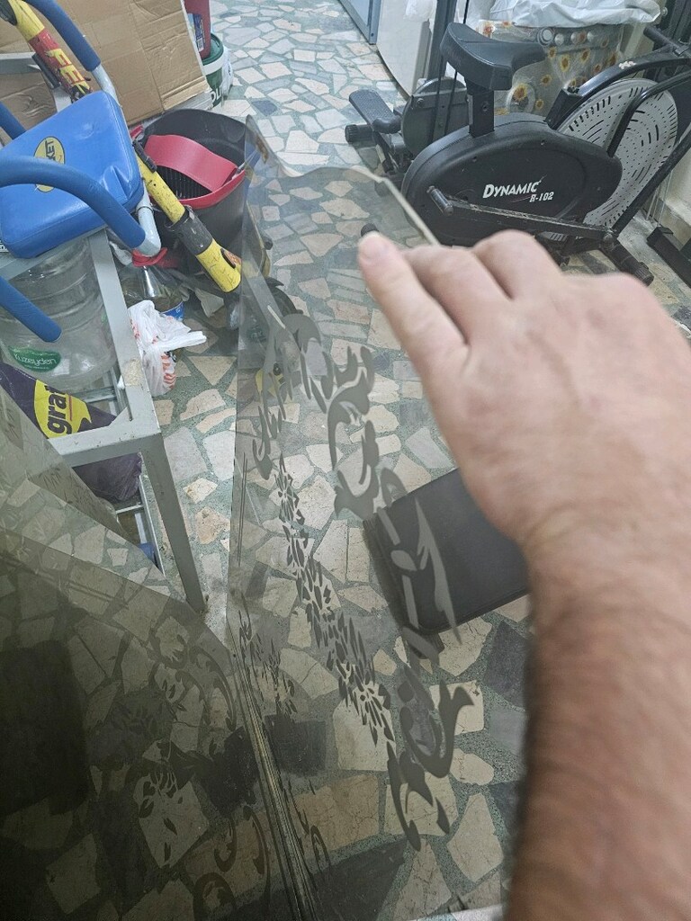3 ADET AHŞAP KAPI CAMI - 4