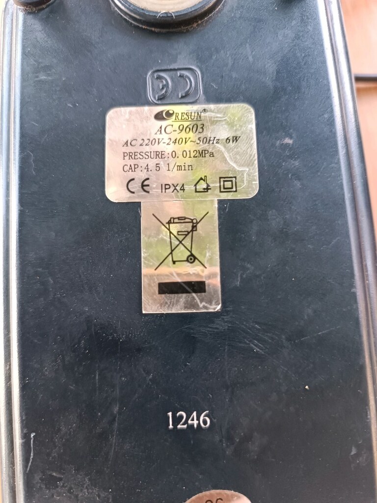 Akvaryum hava motoru çift çıkışlır resun AC-9603 air-pump saglqm çalış - 4