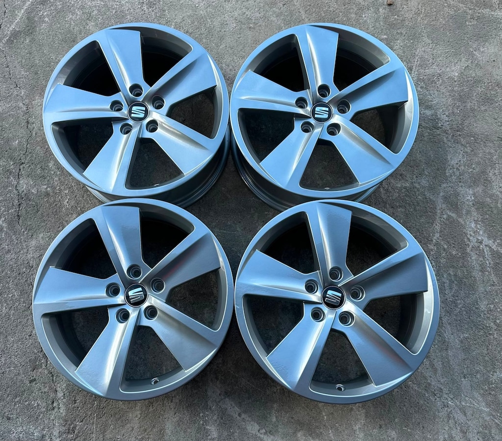 5x112 17 İNÇ J7.5 ET51 ORİJİNAL SEAT LEON FR JANT TAKIMI - 2