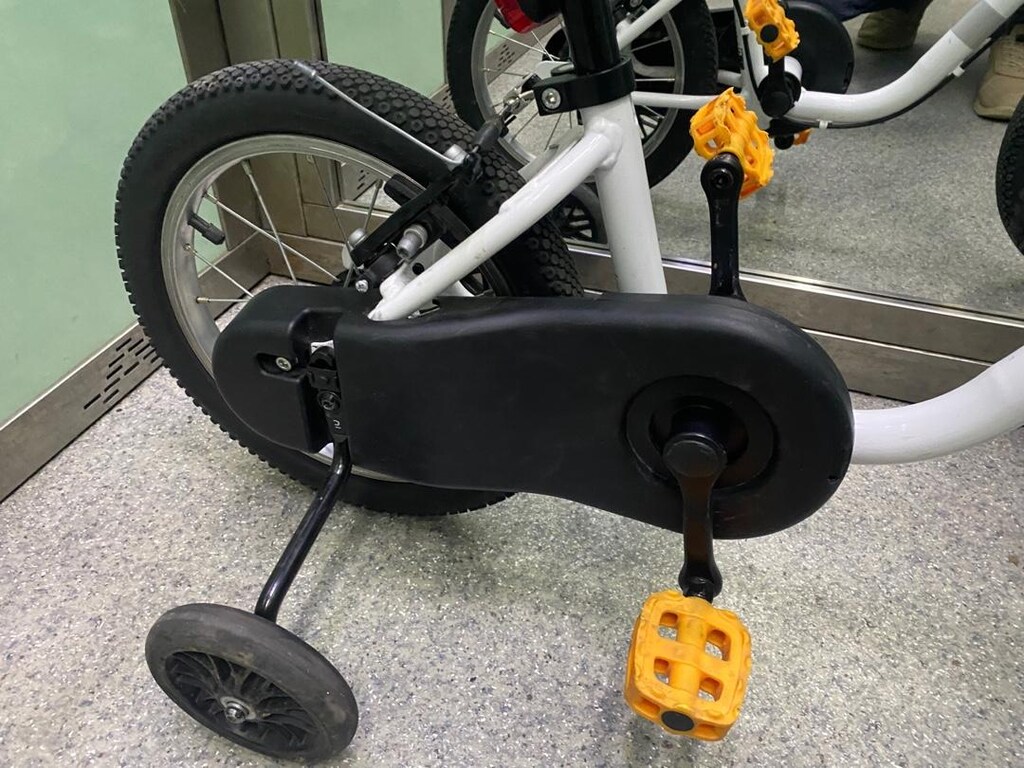 Btwin Discover 100 14 Jant Decathlon 3-7 Yaş Beyaz Çocuk Bisikleti - 5