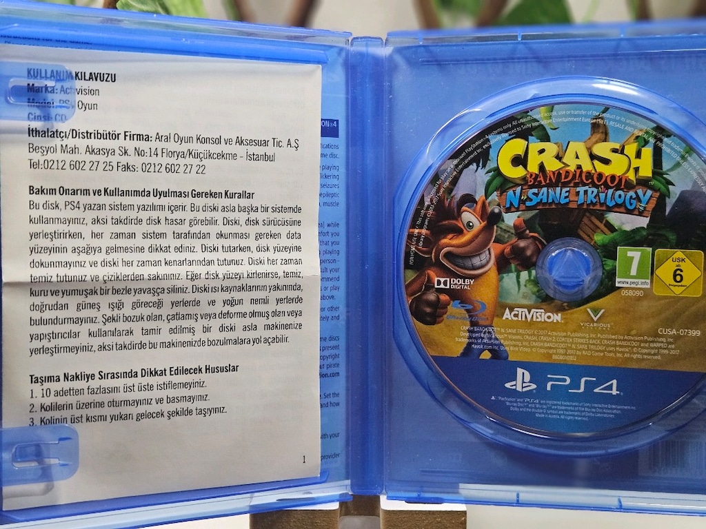 CRASH BANDICOOT N SANE TRILOGY PS4/PS5 OYUN - 3