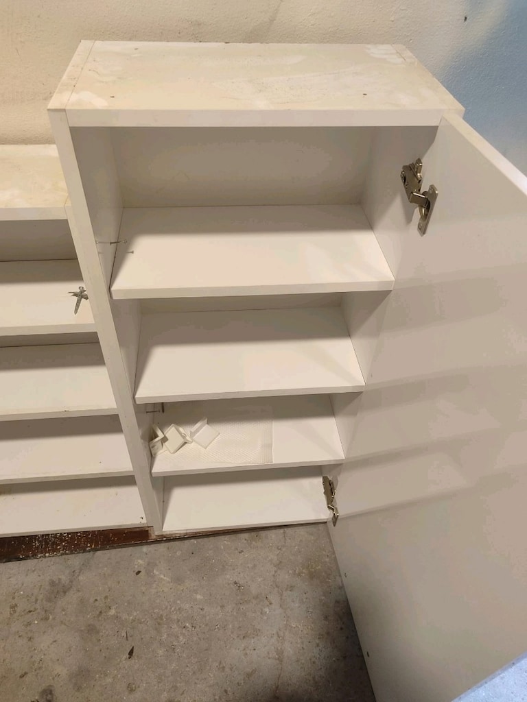 mutfak içim mdf bardak fincan dolabı duvar dolabı 166cm boy 100 cm der - 4