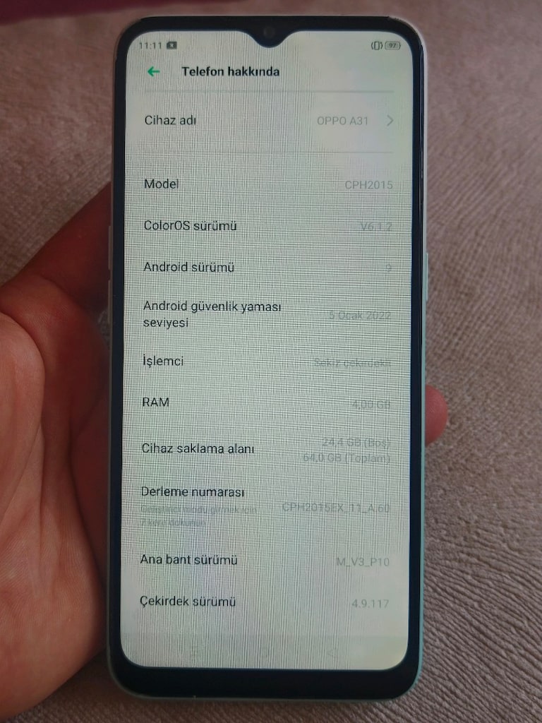 oppo a31 yurtiçi telefon temiz - 3