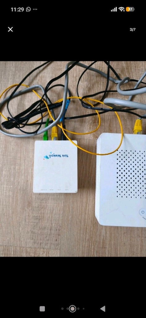 ZTE TÜRK TELEKOM fiber optik okuyuculu modem - 3