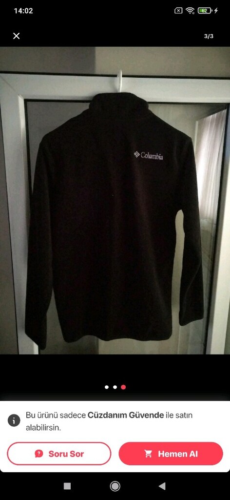 COLUMBIA SWEATSHİRT SİYAH 36/S BEDEN İstanbul, Esenyurt - 3