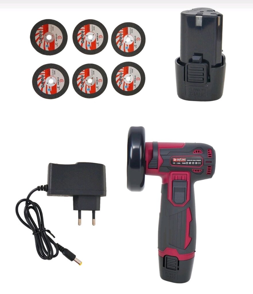 daflong pro dfl-70 bakır sargılı 76 mm mini spiral taşlama - 3